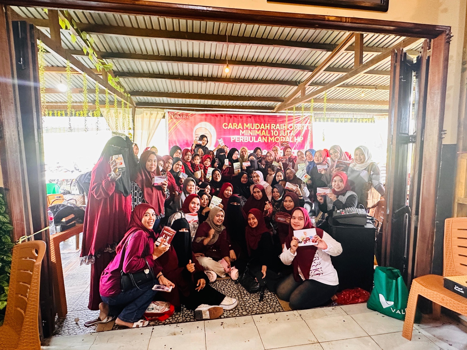 Kebersamaan komunitas Mitra DRAZRA