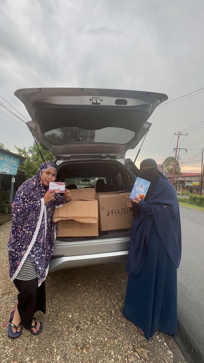 Distribusi dan pengiriman produk DRAZRA