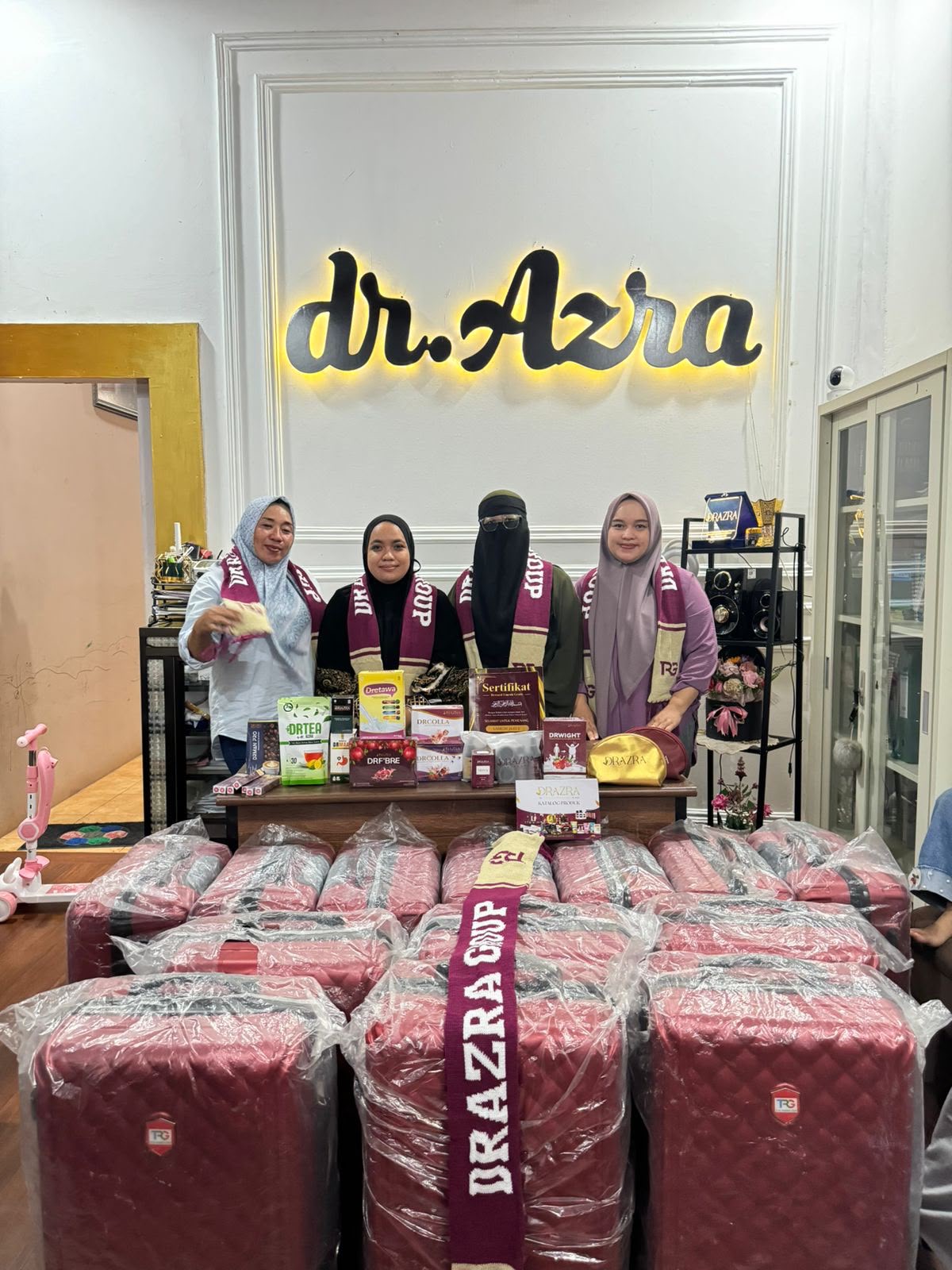 Dokumentasi reward dan stok DRAZRA